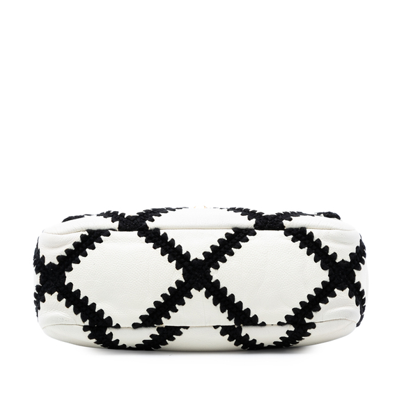 Pre-Loved Chanel Medium Crochet Calfskin 19 Flap - Picture 3 of 7